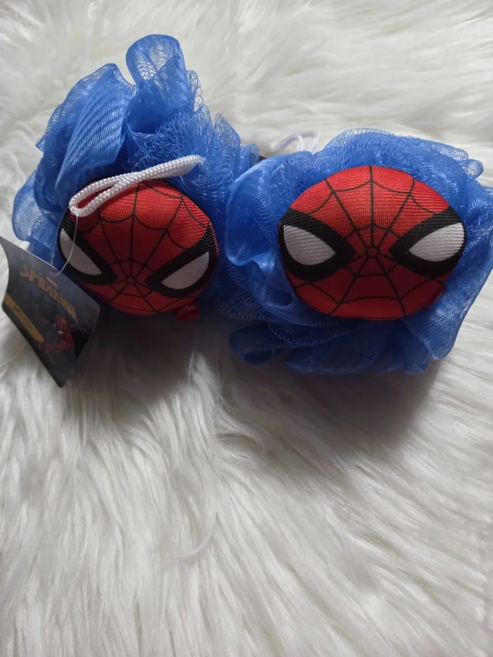 Spiderman Bath Poof Set
